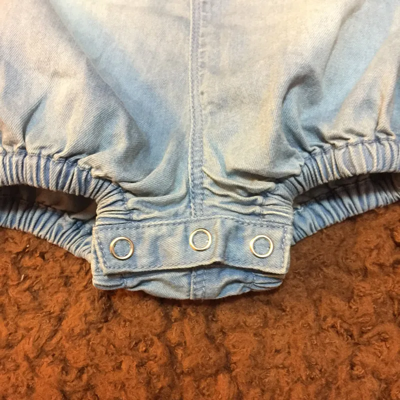 Baby Jeans Romper Boy Girls Clothes Denim Soft Elastic Summer Suspender