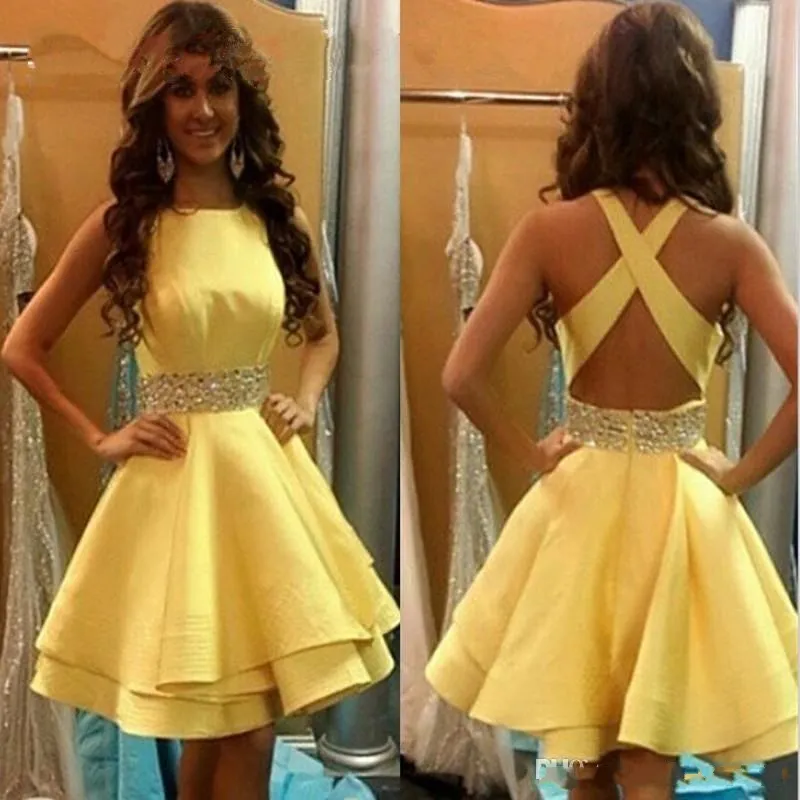 Vestidos amarillos para graduacion sales