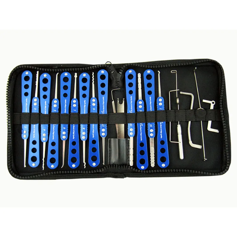 Hoogwaardige Champion Series lock Pick Set 20-in-1 voor huis- en autoslotdeurontgrendelingsgereedschap Slotenmakergereedschap