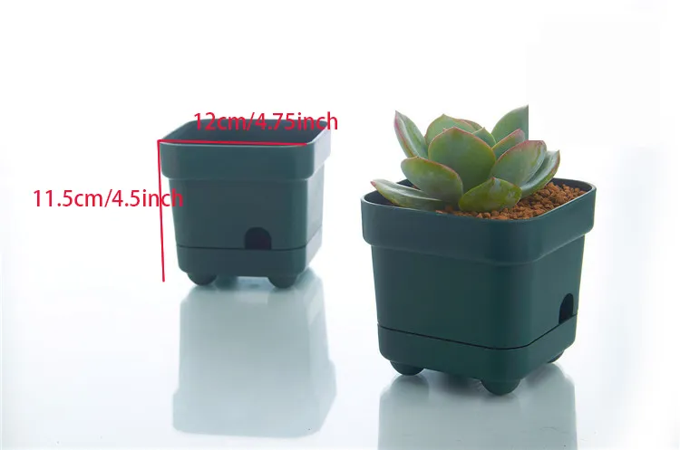 Wholesale MOQ Green Water Reserve Automatically Flower Bonsai Planting Grow Pot for Home Table Garden Succulents Growing Decoration