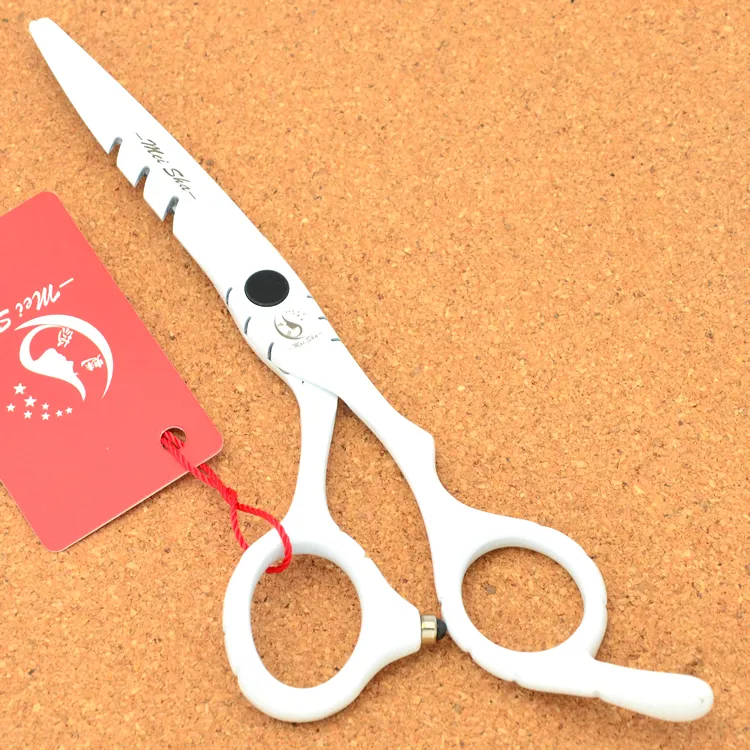 5.5" 6.0" Meisha New Hairdressing Scissors Hair Salon Cutting Scissors JP440C White Barber Shears for Hairdressing Salon ,HA0189