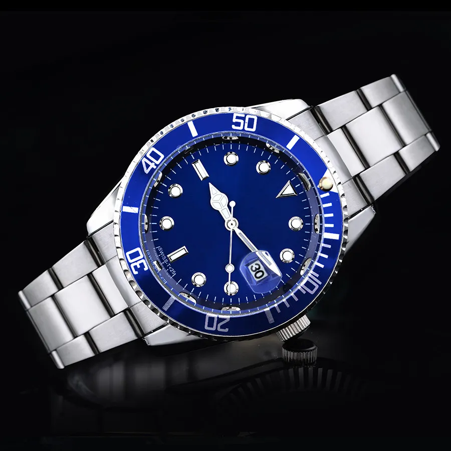 latest fashion automatic date luxury fashion men and women of the steel belt movement quartz clock men watch296S