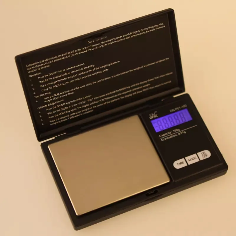 100g * 0,01g Mini LCD Electronic Digital Pocket Scale Smycken Guld Diamantviktande Skala Gram Viktvågar