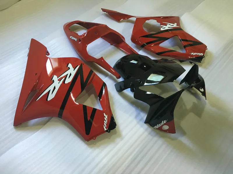 Injektionsfeoking karosseri för Honda CBR900RR 02 03 CBR 900RR CBR900 CBR 900 2002 2003 ABS Röd svart Fairings Body Kit HG01