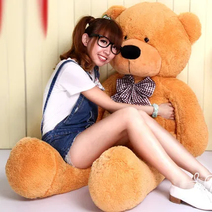 Nouveau TEDDY BEAR Poupées en peluche Géant Jumbo Gros Ours en peluche Cadeau d'anniversaire Cadeaux de Noël Mesures à angle droit Animal en peluche do6460964