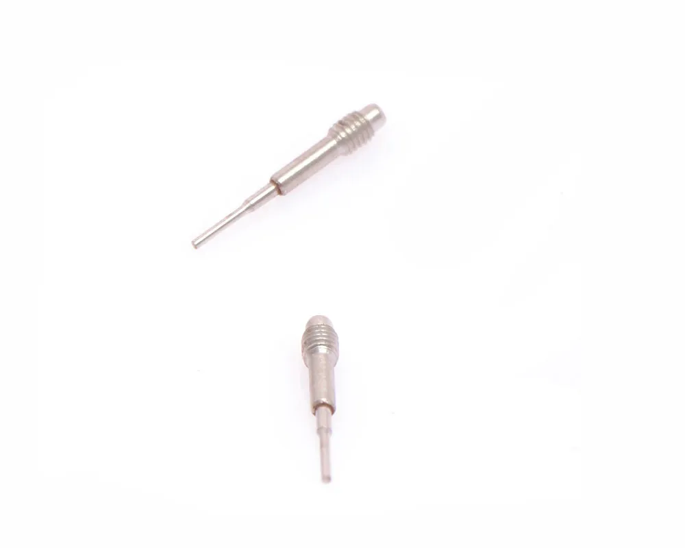 100 pçs / comprimento: 19.28mm Reparo de demolição de cinta de alta qualidade Removedor de socos de metal Removedor de reparo Kits de relógios de reparação Ferramenta Perfurador de pino 0.8mm