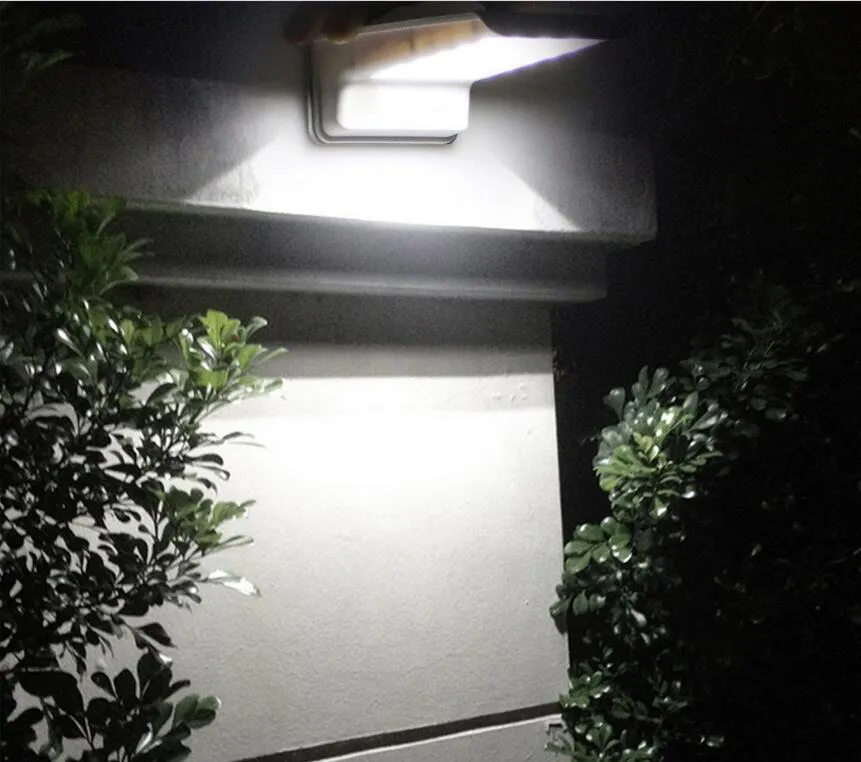 20 LED Solar Light Outdoor Pir Motion czujnik Słoneczny Ściana Ściana Wodoodporna Lampa słoneczna