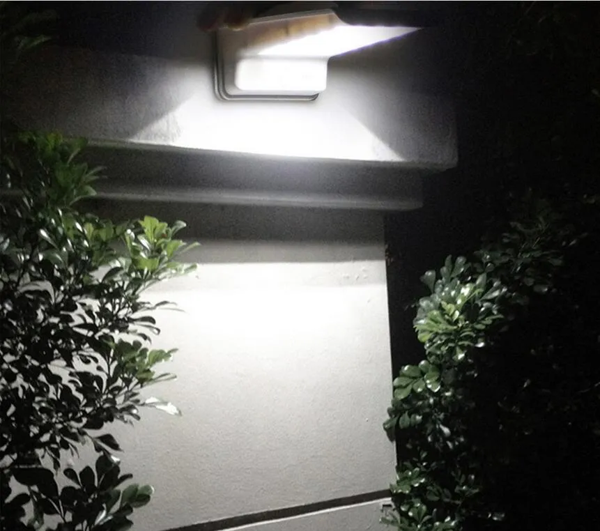 20 LED luz solar ao ar livre sensor de movimento PIR luz solar de parede à prova d'água jardim rua segurança lâmpada solar