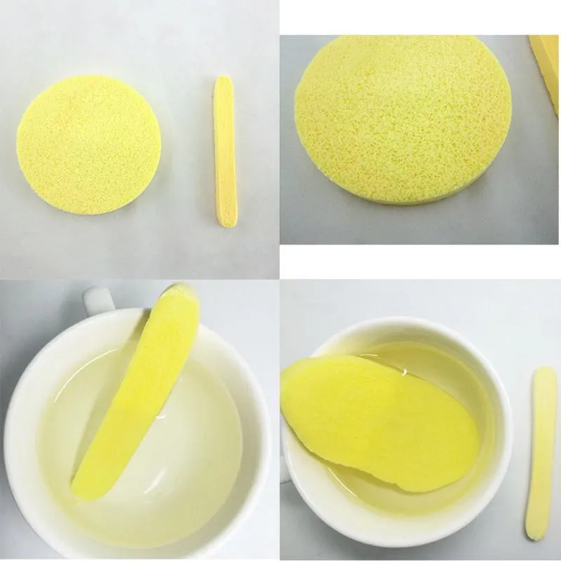 Tamax Nowy Makijaż Sprężone Wodorosty Gąbki Magiczna Płytka do czyszczenia twarzy Kosmetyki Puff Cleansing Sponge Wash Makeup Tools Puff