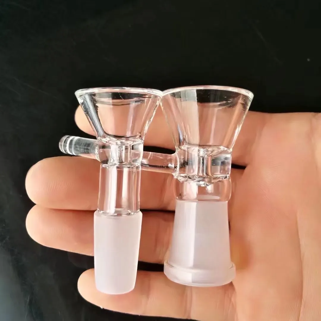 Transparent funnel adapter 14mm Wholesale Glass Bongs Water Pipes Hookah Oil Rigs Smoking with Dropper