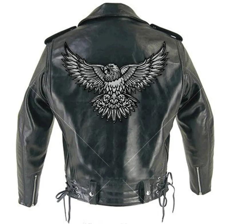 Parfait aigle broderie Patch tatouage encre Art Design veste patchs motard 28 cm * 21 cm fer Patch livraison gratuite