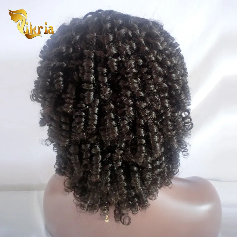 Zikria Remy Human Hair Weave Mongoolse kinky krullende kant voorkant menselijk haarpruiken Indiase Peruaanse Maleisische Culry