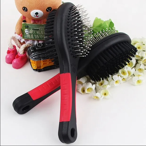 2017 NEW Dog Grooming Brush Double Side Clean Massage Dog Grooming Brush Bath Products for Dogs & Cats