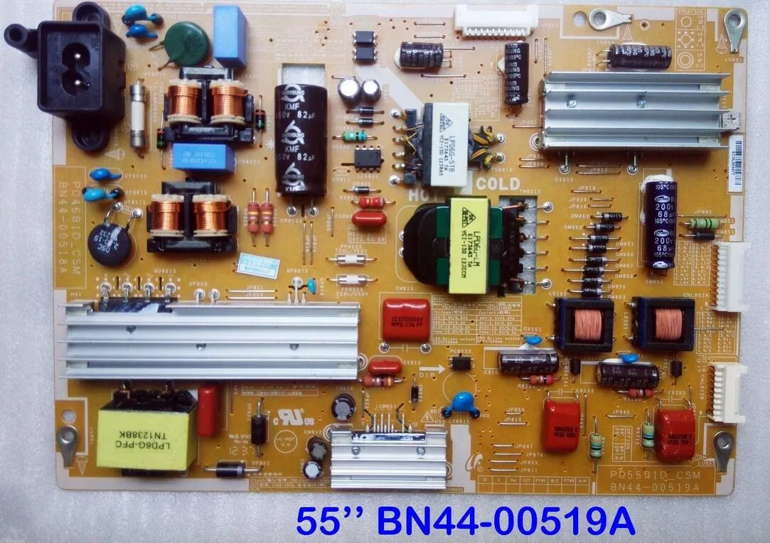 Original Power board For samsung UA55ES6100J Power board PD55B1D_CSM BN44-00519A BN44-00519E 55" TV