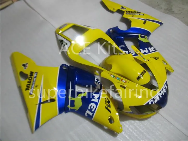 3Gifts Nuove vendite calde kit carenature bici YAMAHA YZF-R1 1998 1999 R1 98 99 YZF1000 Cool giallo blu SX11