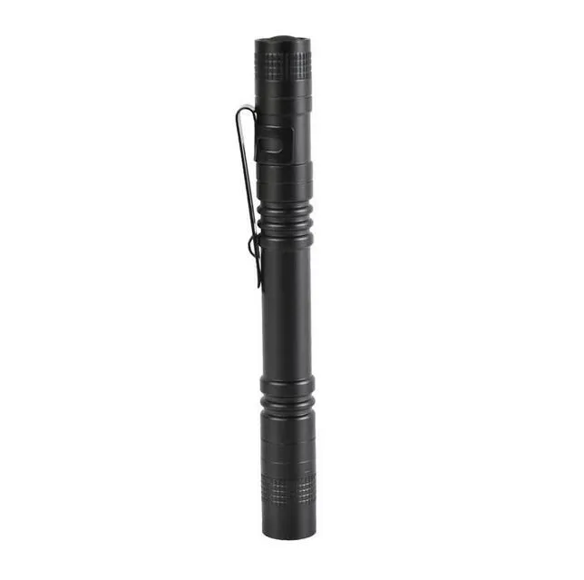 Светодиодный фонарик Открытый карманный портативный факел Лампа 1 Режим 300LM Pen Light Водонепроницаемый Penlight с ручкой Clip 13.3см