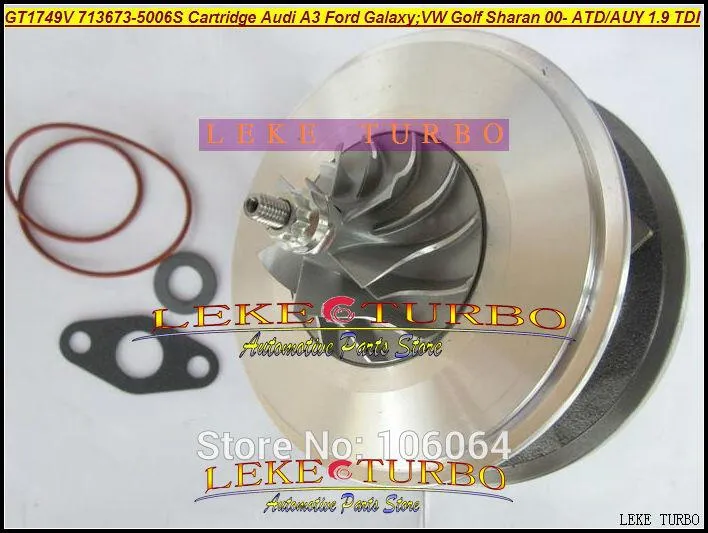 Turbo Cartridge Chra 713673-5006S 713673-5006S 713673 Турбонагаражник для Audi A3 для Ford Galaxy VW Golf Sharan Octavia I 1.9L 2000-06 ATD Auy