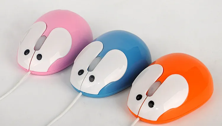 Cartoon Rabbit USB Optical Mouse Comfortable Hands Feel the hare wired Mouse 3D Gaming Light Mice Lovely Animal Mice for Desktop P4747620