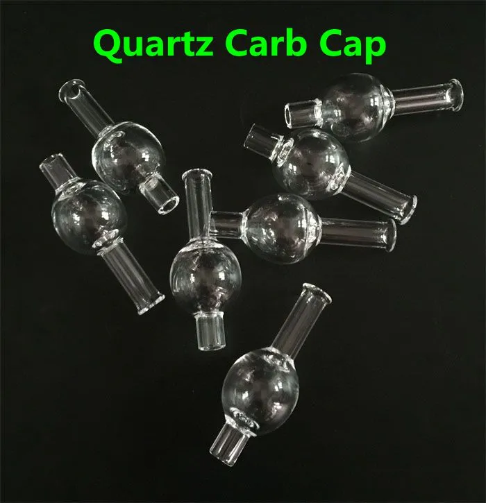 DHL Newest Quartz bubble carb cap round ball dome for XL XXL Quartz thermal banger Nail glass water pipes glass dab oil rigs