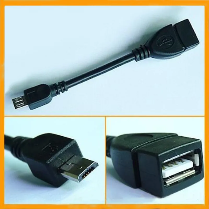 OTG Cable for Android Tablet GPS MP3 Mobile Phone Any Micro USB Connector
