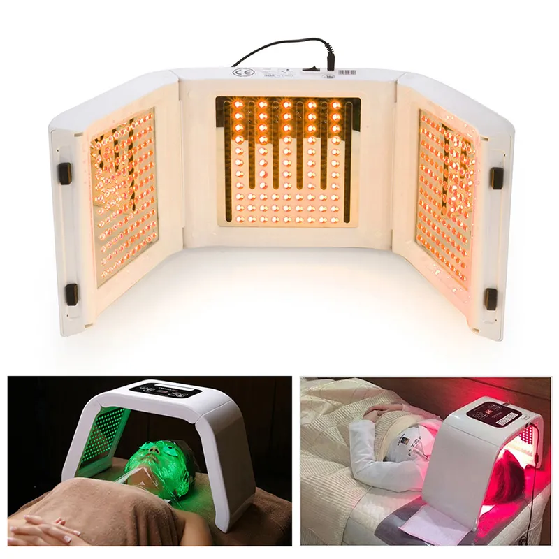 LED máquina de luz LED Terapia de fotones Máscara PDT Luz para la eliminación de pecas de acné El uso de salón de belleza desmontable