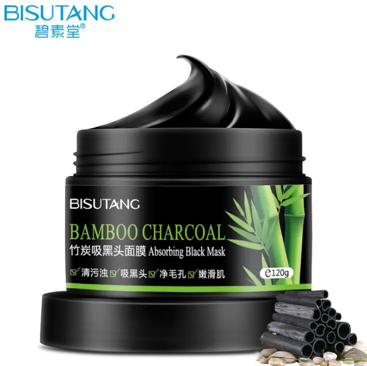 Groothandel diepe reiniging zuiverende bamboe masker houtskool olie controle remover maker afpellen uit acne zorg gezicht knuffelen