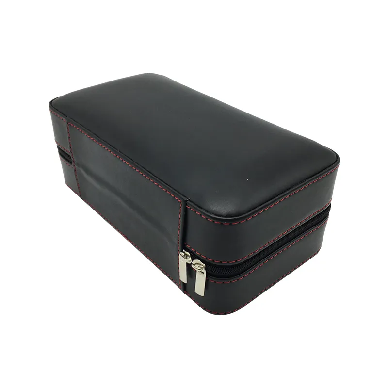 New Arrival Cigar Humidor Cedar wood Lined Portable Cigarette humidor Carrying travel packets wholesale