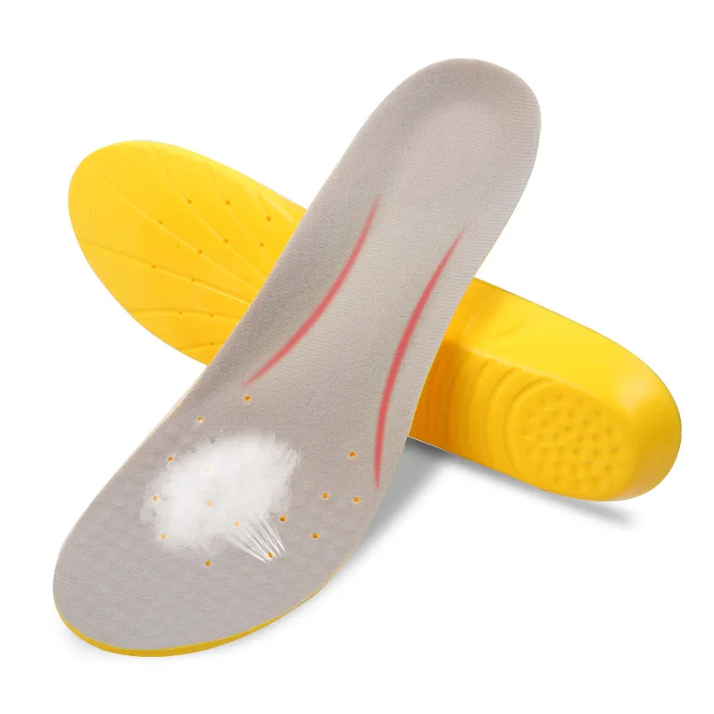 Plantari in morbida memory foam Sottopiede per scarpe ad arco Cuscinetti antidolorifici Sport traspiranti Corsa Solette da trekking per donne uomini