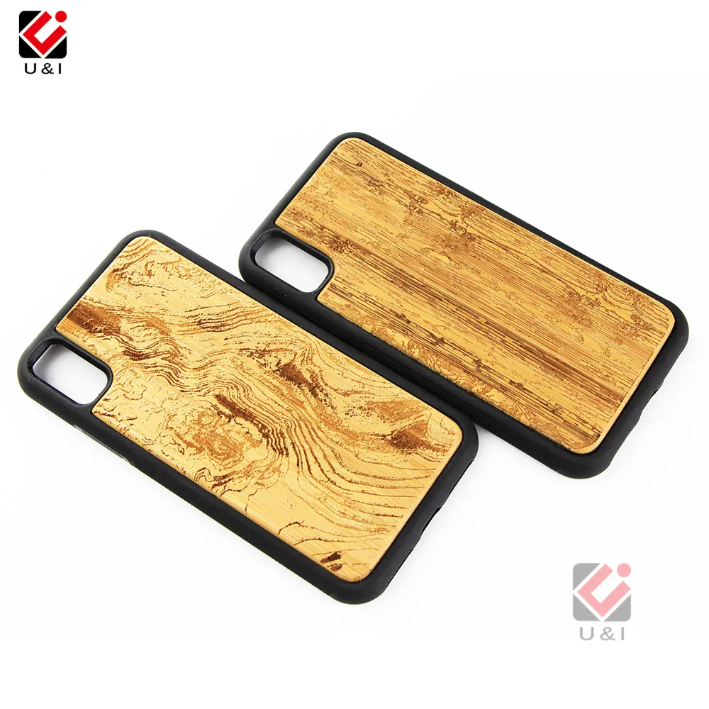 Wood Texture Natural Wooden Cell Phone Cases For iPhone 5 6 7 8 Plus X XS XR Max