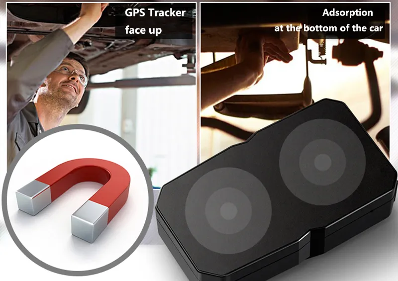 Fordon Mini Portabel Vattentät GSM GPRS Spårningssystem Quadband Car GPS Tracker C1 Tracker med kraftfull magnet