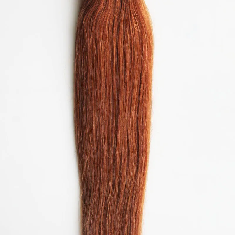 Cabelo virgem peruano cabelo humano em linha reta pacotes 100g extensões de cabelo humano tecer # 30 Auburn Brown 613 Loira