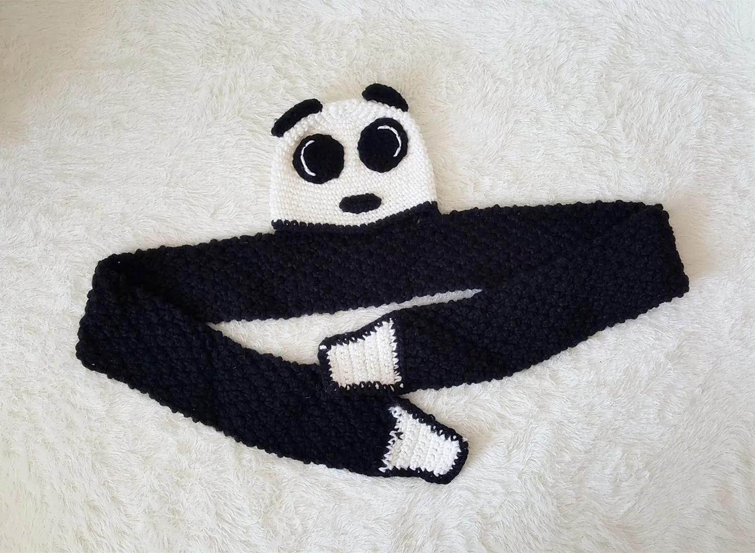 Baby Girl Boy Criança infantil Panda Hat Knit Cap lenço silencioso dos desenhos animados Bebe Beanie Crianças Meninos Chapéus Caps Lenços Acessórios