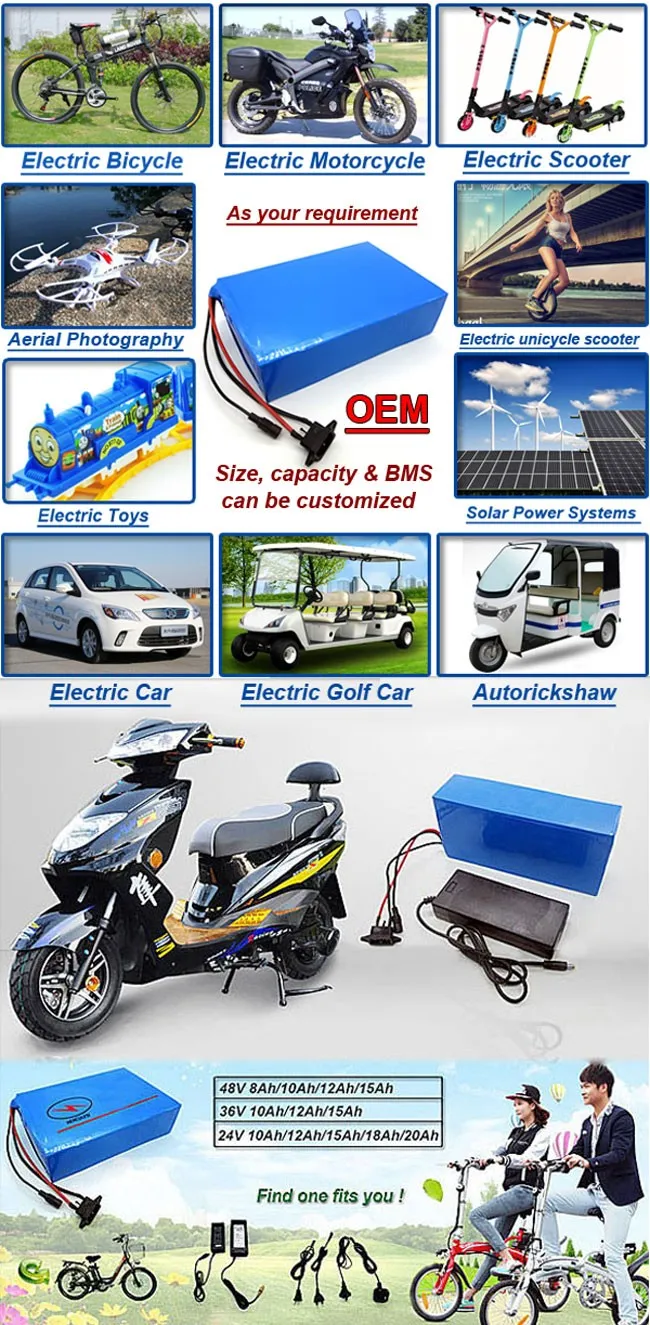  FREE SHIPPING Rechargeable 36v electric bike battery 10ah lithium li ion battery pack 500w bicycle scooter with 15A BMS 2A 