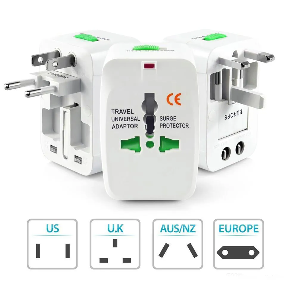 Travel universal wall charger power adapter for plug Surge Protector Universal International Travel Power Adapter Plug US UK EU AU AC OM-I4
