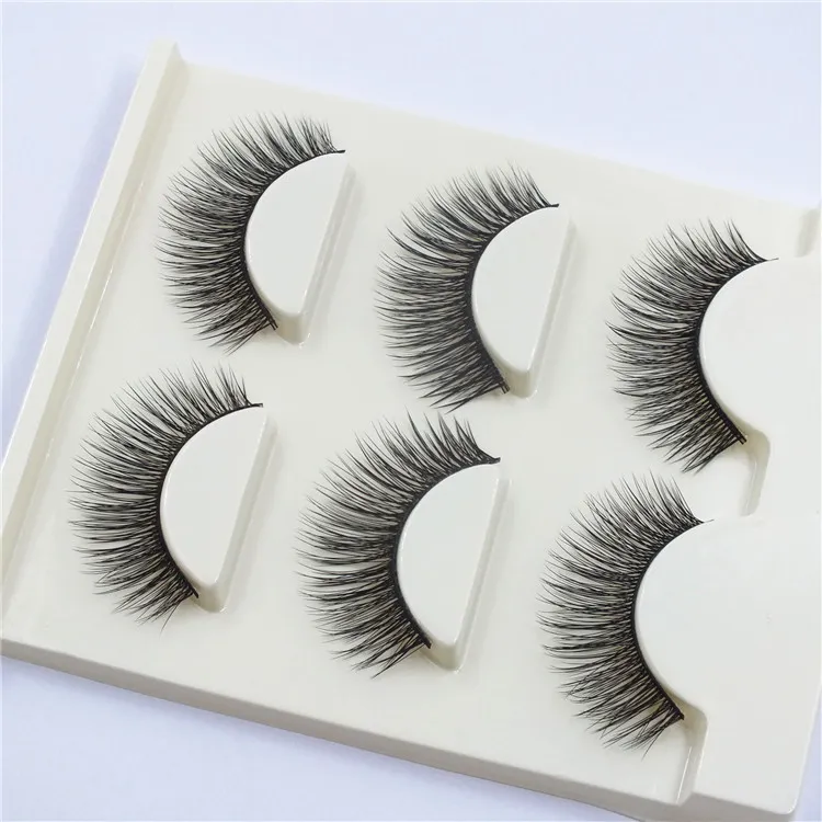 3D Mink False Eyelash Fashion Handmade hair Lashes Thick Fake Faux Eyelashes Makeup Beauty Black Box3336847