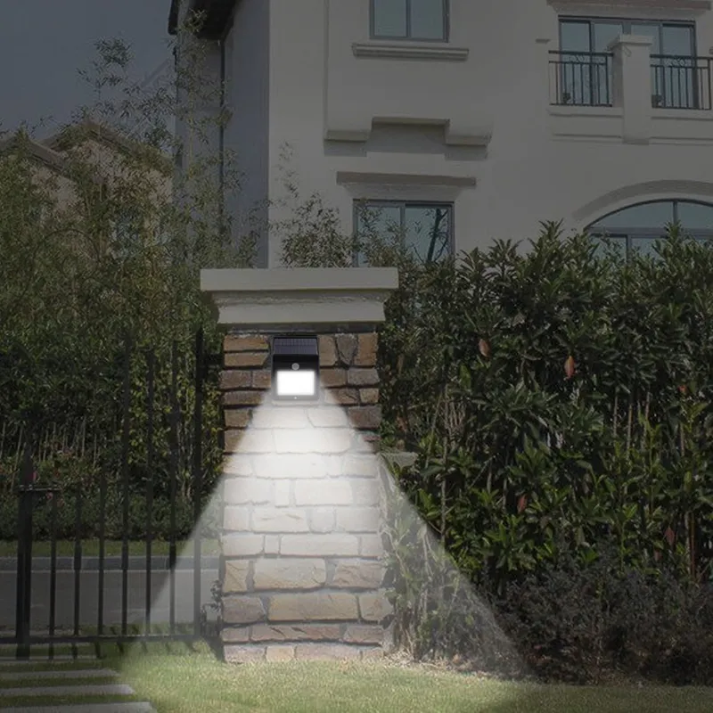 10 adet 20LED Solar Lamba LED Açık Işık PIR Hareket Sensörü Bahçe Işıkları Su Geçirmez Avlu Duvar LED Lamba Beyaz Dış Güvenlik Spot