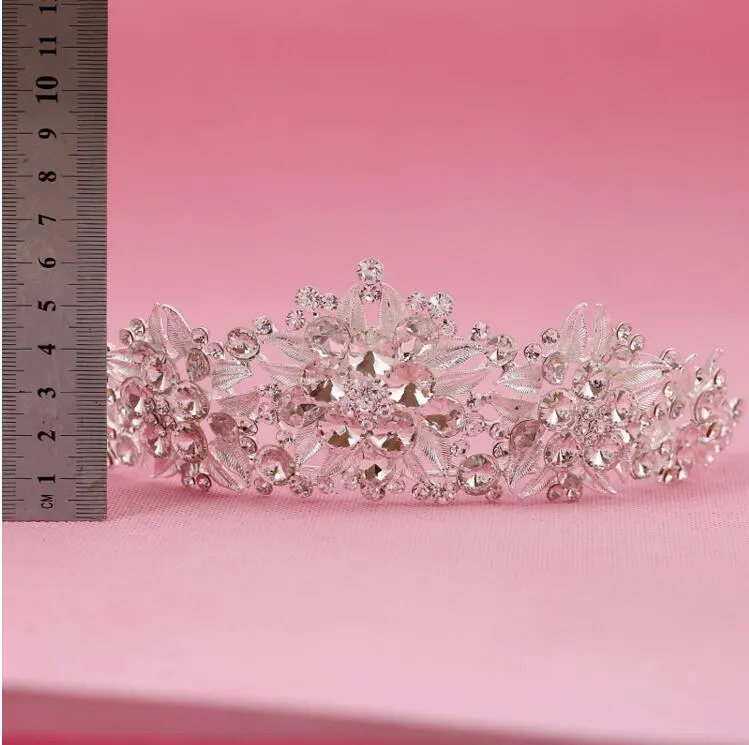 New Cheapest Crowns Hair Accessory Rhinestone Jewels Pretty Crown