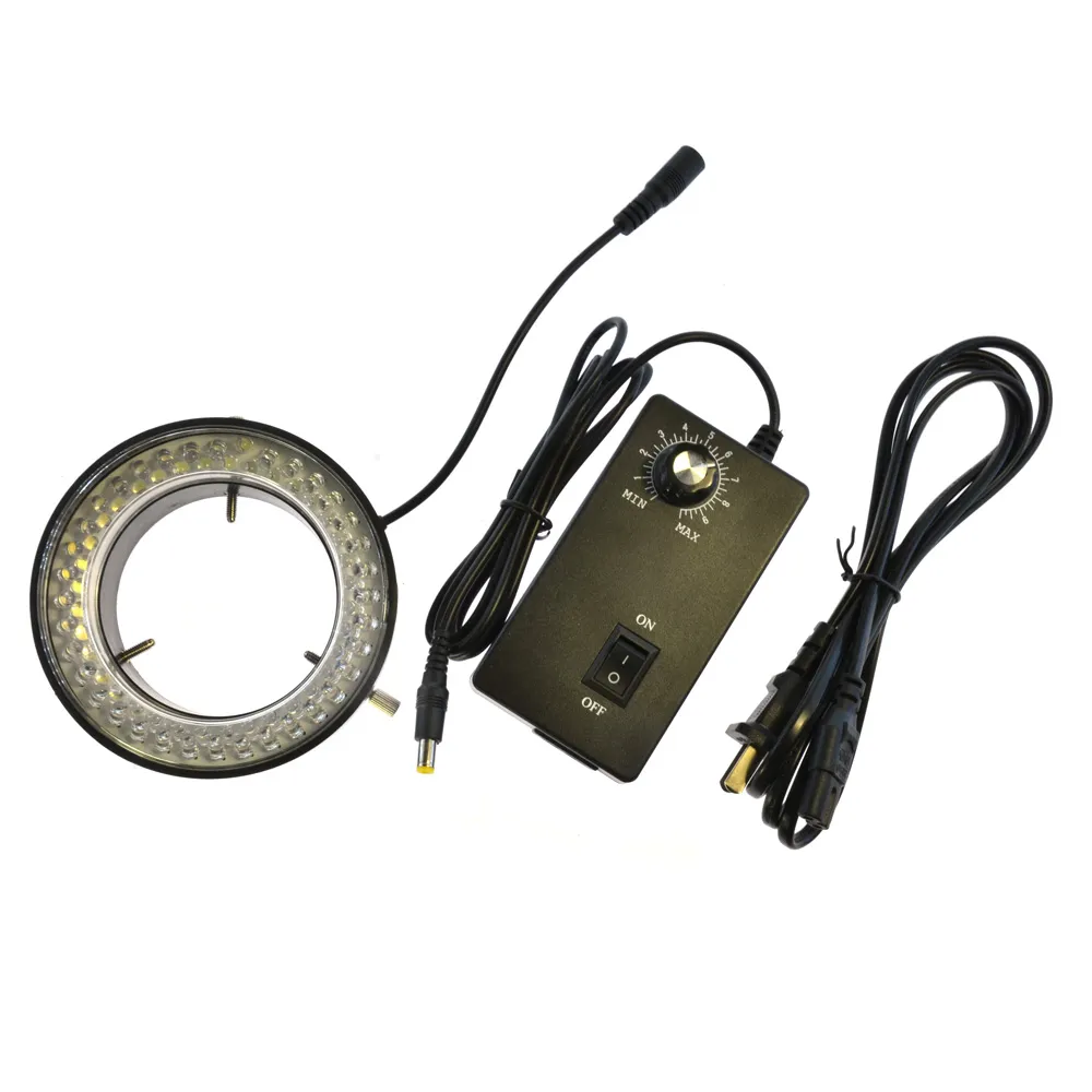 Details about   72 mm LED annular light source for stereo microscope brightness adjustable 