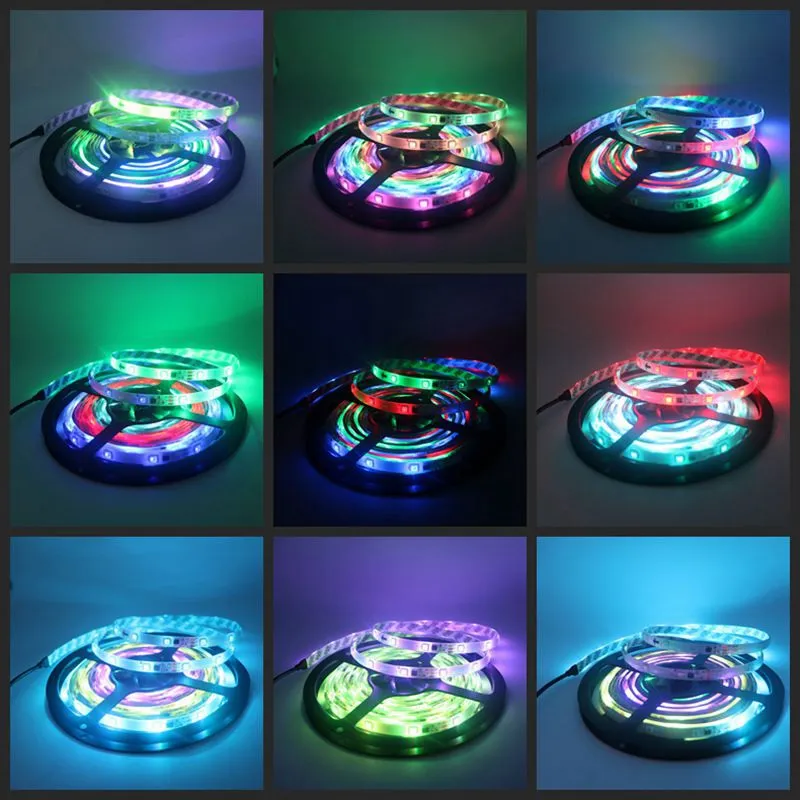 Umlight1688 WS2811 Dream Magic Color Waterproof 5050 LED Strip DC12V 30Led M Nessuna necessità Controller LED Tape Lighting decorazioni natalizie