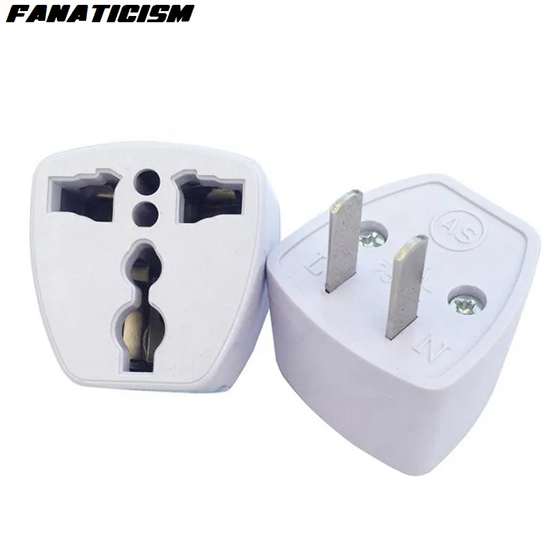 Fanaticism International Universal UK AU EU to US Plug Adapter Converter USA Travel AC Power Electric Plug Adapter Convert