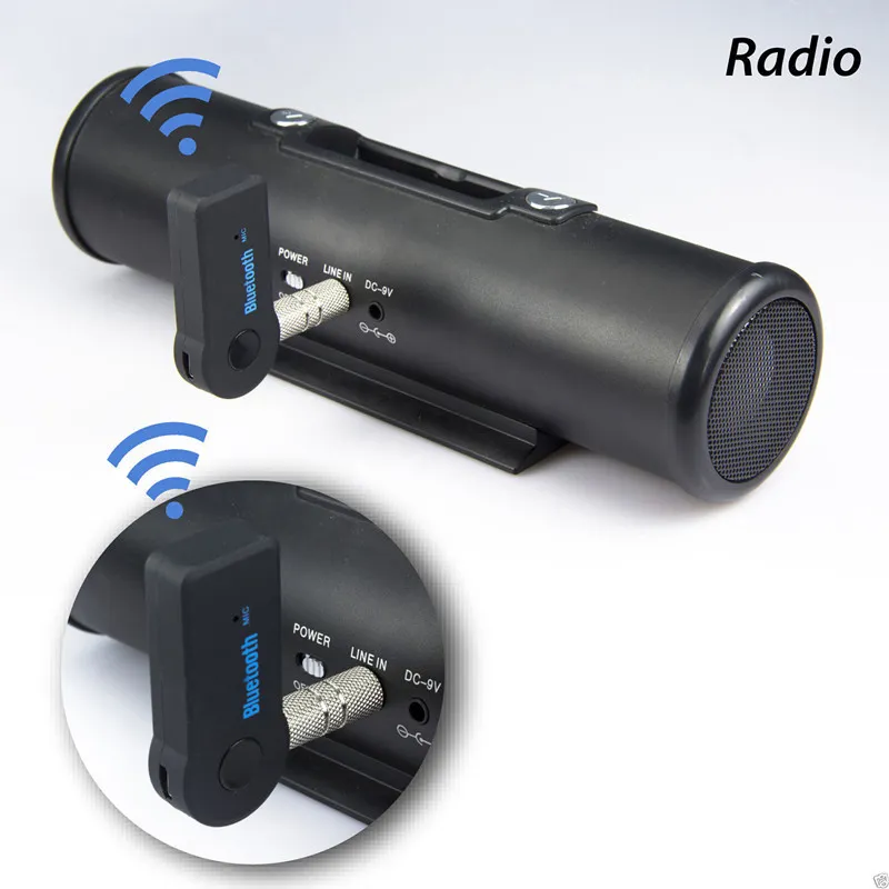Adattatore Aux A Bluetooth 5.1 3.5mm - Ricevitore Con Microfono Per Auto, Casa - 4