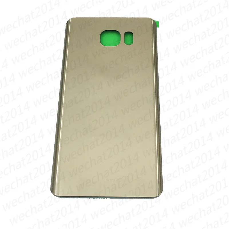 OEM Bateria Drzwi Powrót Obudowa Pokrywa Szklana pokrywa Samsung Galaxy S6 G920F S6 Edge Plus G925F G928F Uwaga 5 N920F z naklejką samoprzylepną