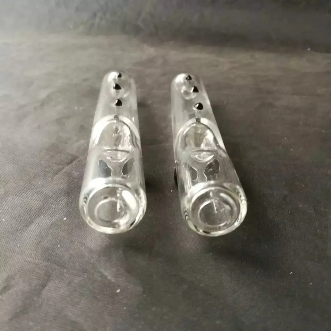 10 unids/lote, pipas de mano de apisonadora de vidrio baratas, pipas de vidrio Pyrex para fumar, pipas de mano de vidrio con equilibradores coloridos de 120mm/175mm