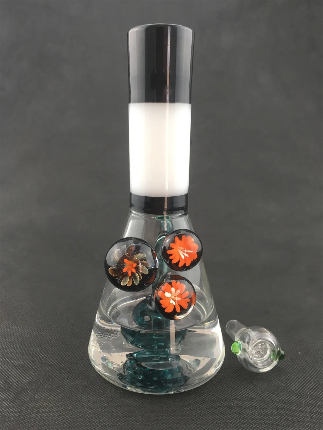 Outros fumar, bong cor de petróleo 14mm design de articulação bonito, bem-vindo ao pedido, vendas diretas de fábrica, concessões de preço