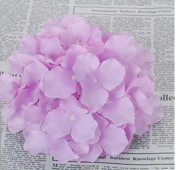 18CM/7.1" Artificial Hydrangea Decorative Silk Flower Head For Wedding Wall ArchDIY Hair Flower Home Decoration accessory props