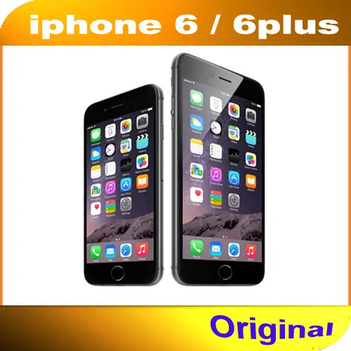 100% originele Apple iPhone 6/6 plus mobiele telefoon 4,7 "inch 5,5" inch 2 GB RAM 16/64/128GB ROM Gerenoveerd ontgrendeld 4G LTE -smartphone