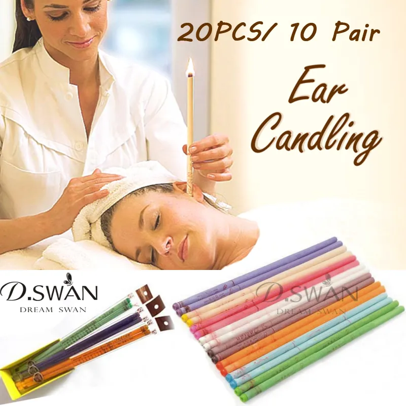 Ear Candle Healthy Care Wax Removal Cleaner Frangrance aromatic braising ear Herbal Treament Coning ear wax remover