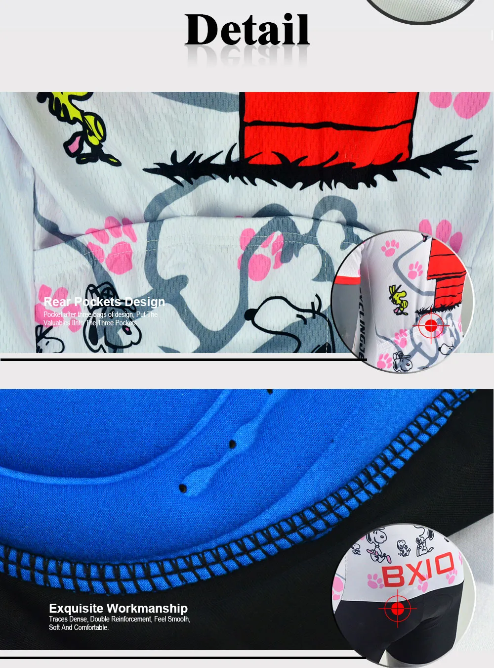 snoopy cycling jersey