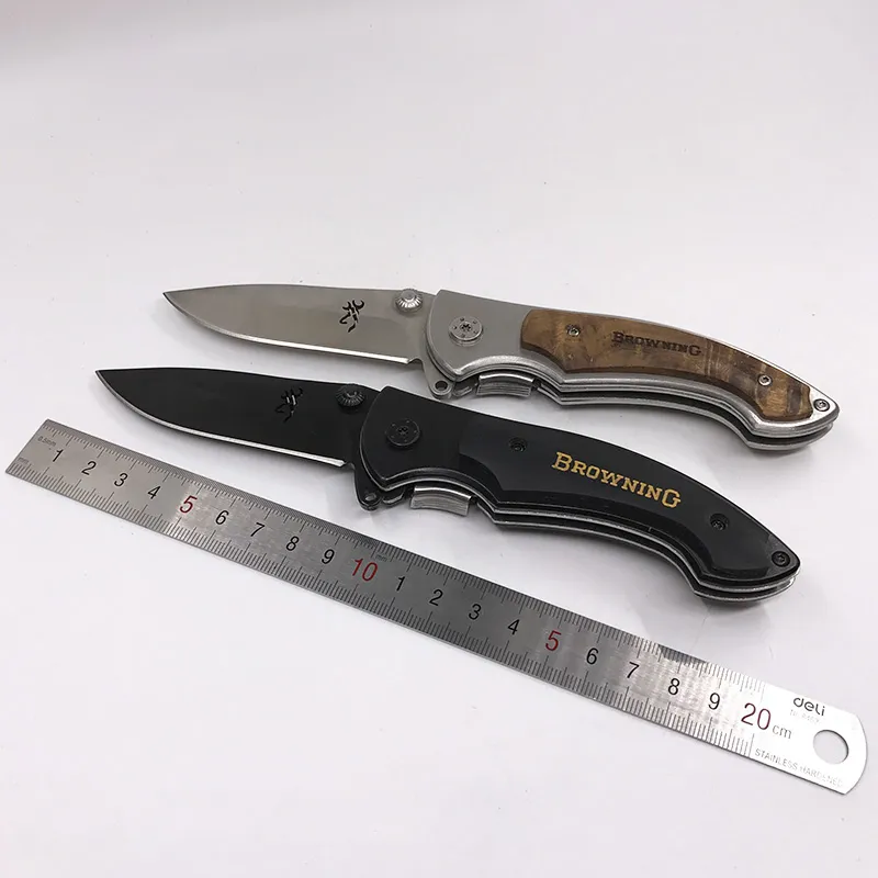 Sıcak! Browning Bıçak 337 Taktik Survival Bıçak Katlanır Blade Sertleştirilmiş 440C 57HRC Cep Avcılık Bıçaklar Açık Havada EDC Araçları Ücretsiz kargo