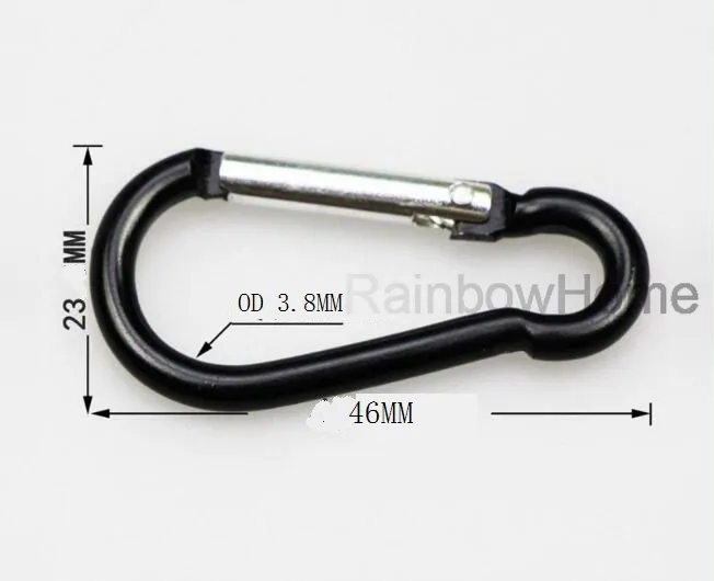 Carabiner Ring Keyrings Key Chain Outdoor Sports Camp Snap Clip Hook Keychains Hiking Aluminum Metal Stainless Steel Hiking Campin7566849